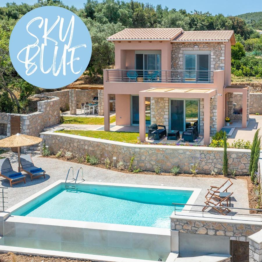31 Blue Ionian Villas Apolpaina Екстер'єр фото